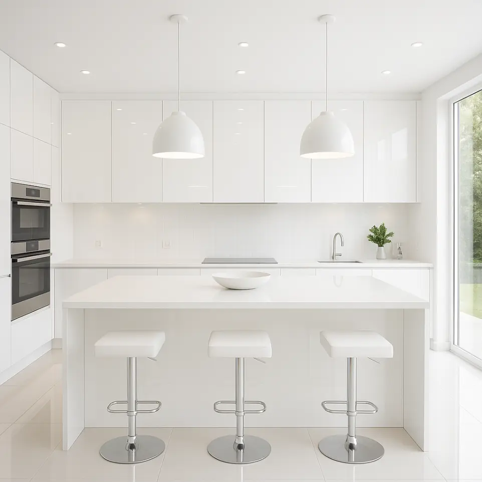white kitchen