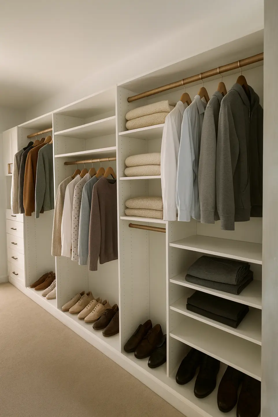reach-in closets for everyday use