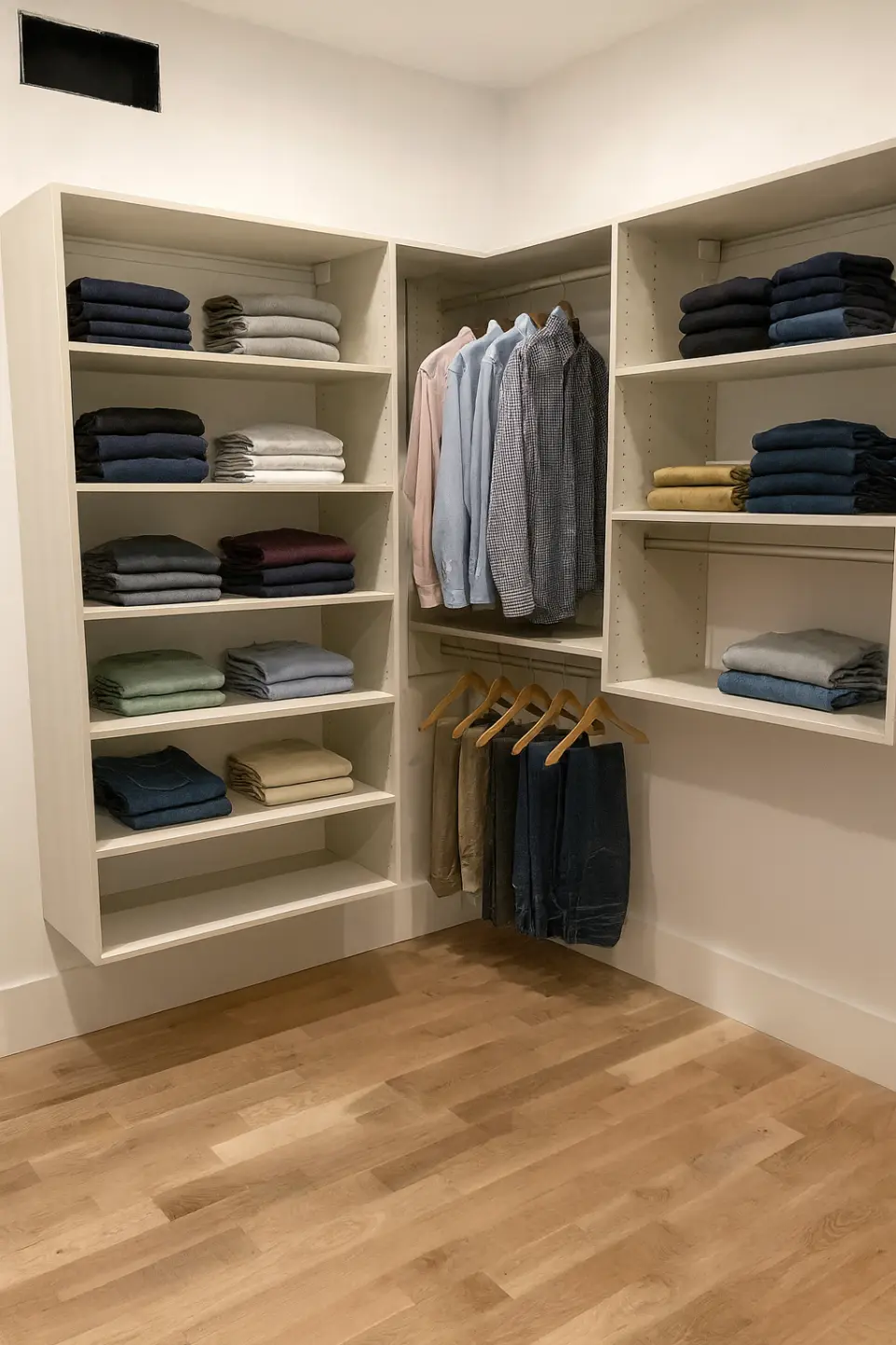 reach-in closet system
