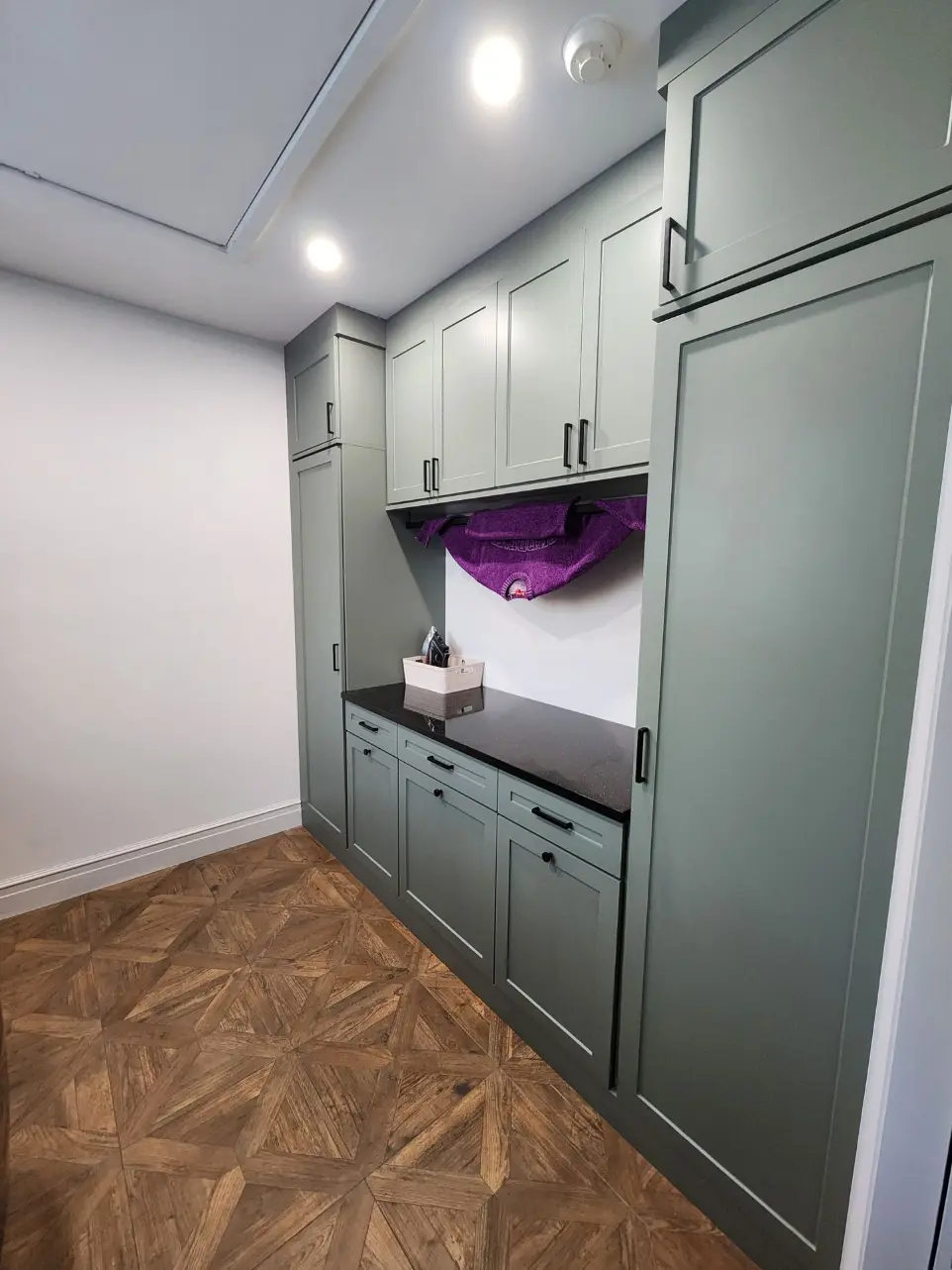 custom painted laundry room