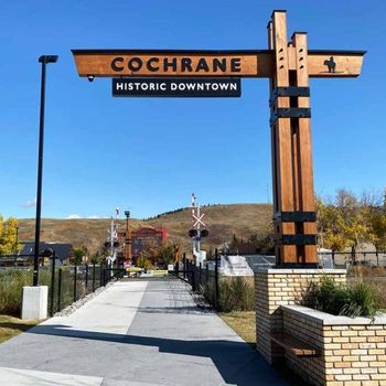Cochrane community sign