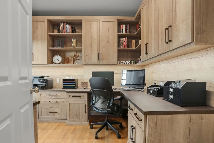 custom home office space