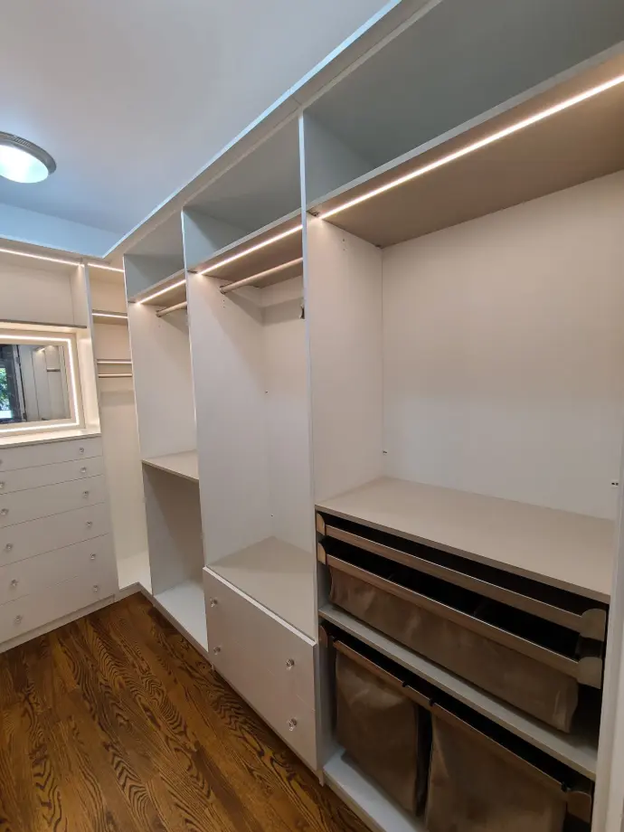 Walk-in closet Custom Closet Calgary