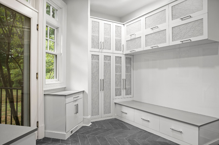 luxury mudroom