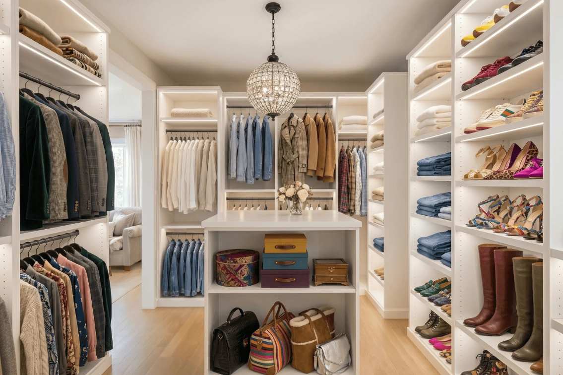 custom walk-in closet
