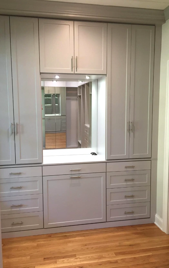 custom waredrobe with mirror