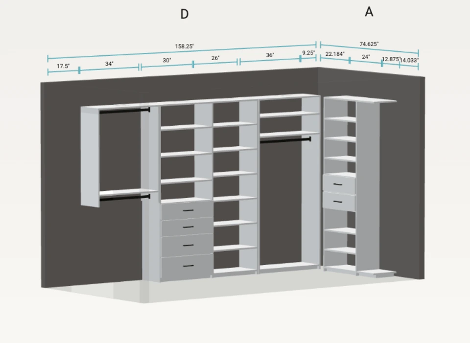 3D Closet Design